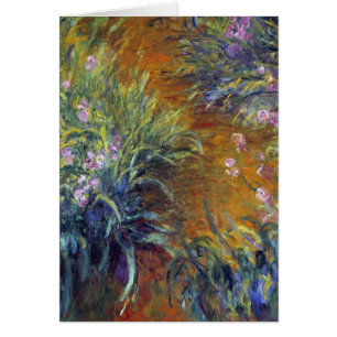 Le chemin à travers les Irises par Claude Monet