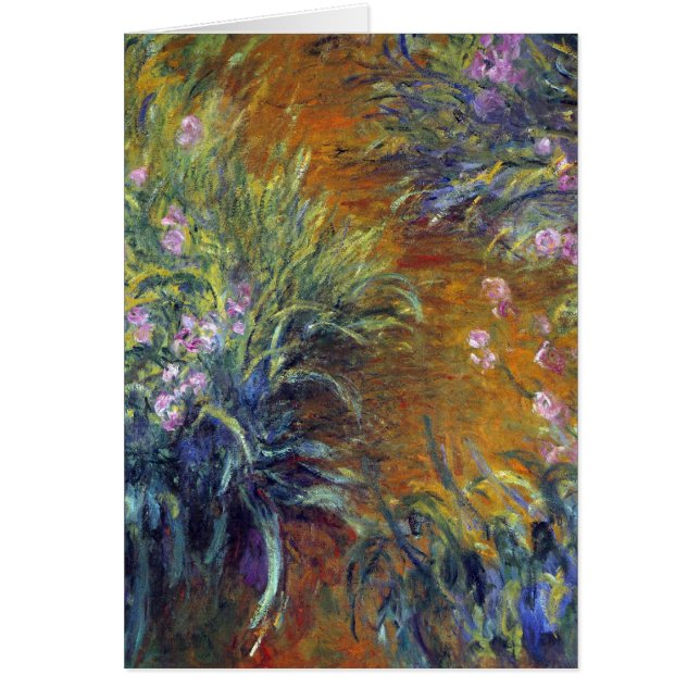 Le chemin à travers les Irises par Claude Monet (Devant)