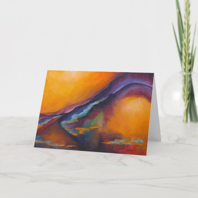 LE CHEMIN - Carte de voeux (Devant)