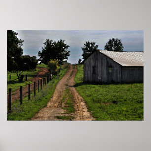Le chemin vers la maison 36 x 24 Poster
