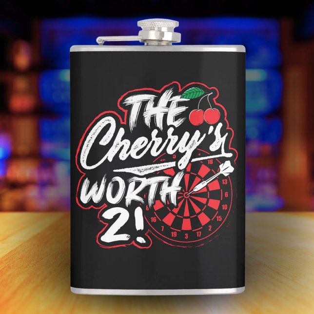 Le Cherry's Worth 2 Dart Flacon Dart 8 oz. (Créateur téléchargé)