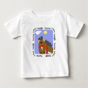 Le cheval indique des T-shirts et des cadeaux