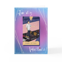 Le Chevalier des tasses Tarot Valentines Carte