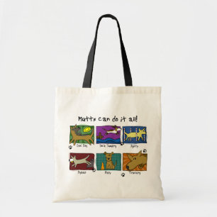 Le chien folâtre le sac fourre-tout à chiens