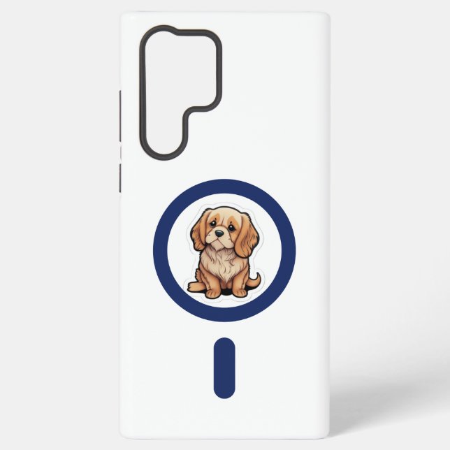 Le chien mignon dans mon coque Samsung Galaxy S23  (Verso)