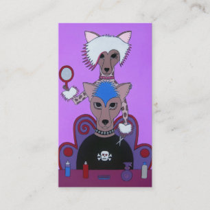 Le chienchien ont fait des cartes de visite