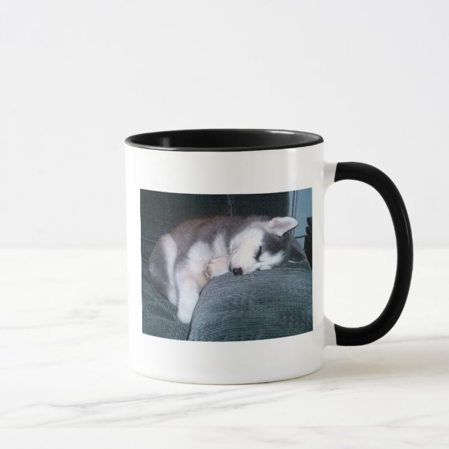Le chiot dort tasse (Droite)