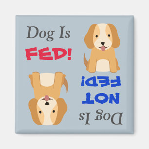 Le chiot est Fed/pas aimant de Fed