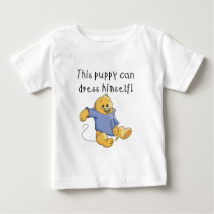 Le chiot habillent des T-shirts et des cadeaux