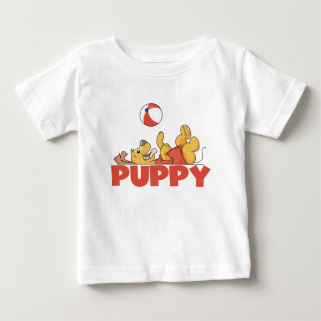 Le chiot joue des T-shirts et des cadeaux (Devant)