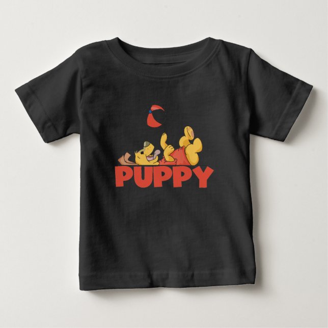 Le chiot joue des T-shirts et des cadeaux (Devant)
