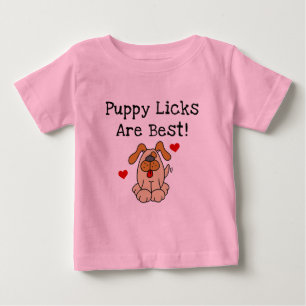 Le chiot Licks sont les meilleurs T-shirts et