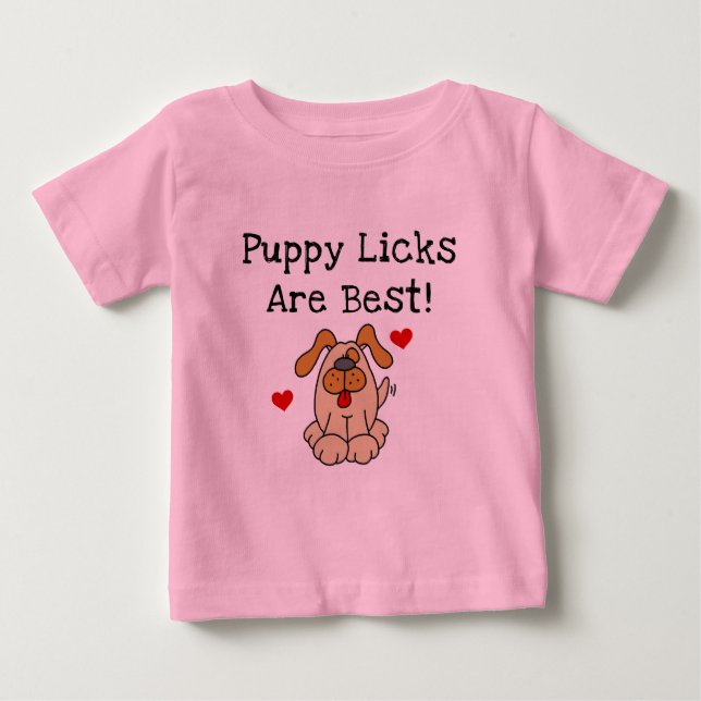 Le chiot Licks sont les meilleurs T-shirts et (Devant)