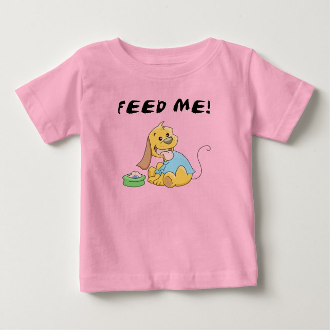 Le chiot m'alimentent des T-shirts et des cadeaux (Devant)
