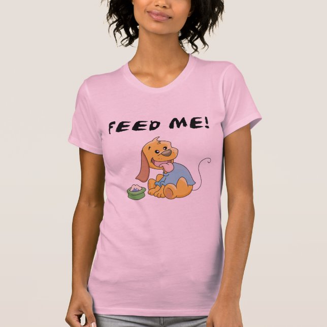 Le chiot m'alimentent des T-shirts et des cadeaux (Devant)