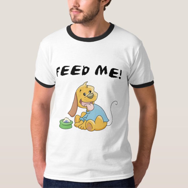 Le chiot m'alimentent des T-shirts et des cadeaux (Devant)