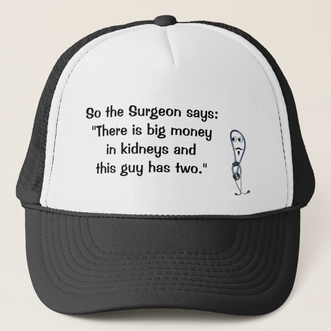Le chirurgien dit Casquette des reins (Devant)