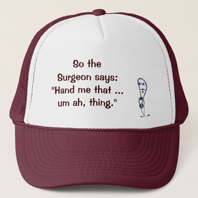 Le Chirurgien Me Dit Mets Ce Casquette (Devant)