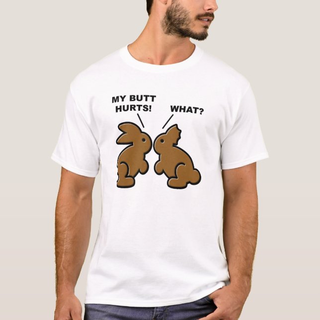 Le chocolat fait mal T-shirt (Devant)