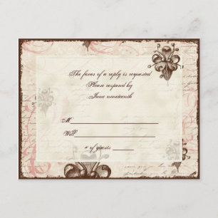 Le Chocolatier - Rose, carte RSVP