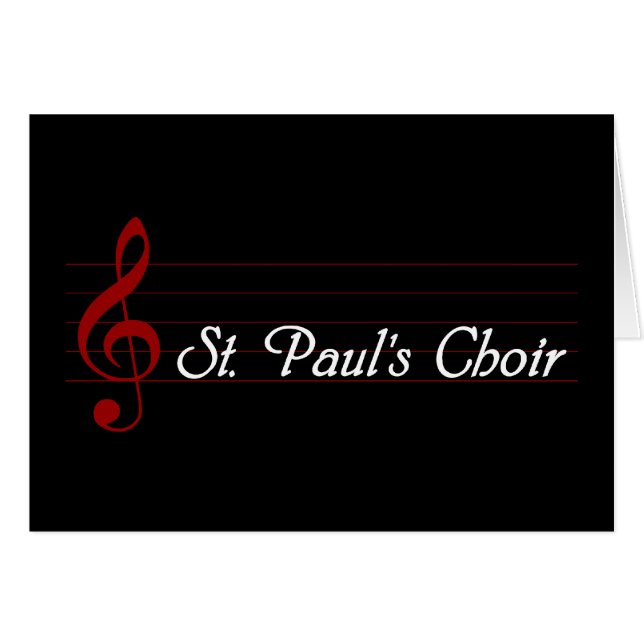 Le choeur de St Paul (Devant horizontal)
