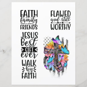 Le chrétien religieux Jésus cite la Bible Verse