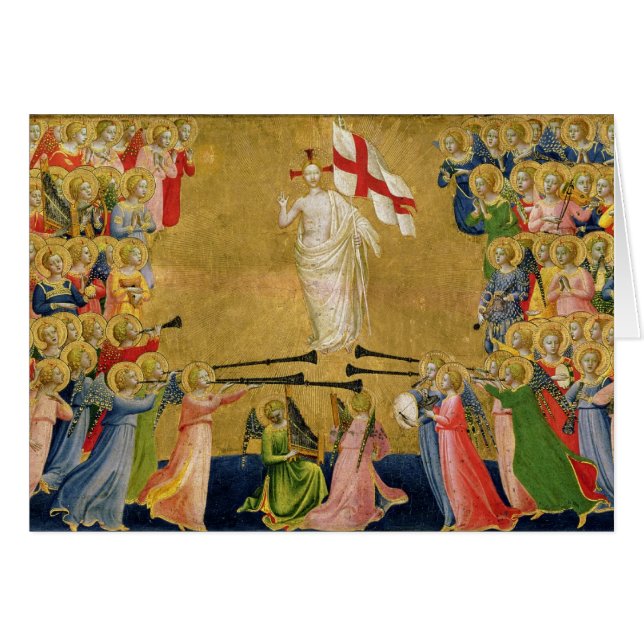 Le Christ a amélioré dans la cour du ciel, 1423-24 (Devant horizontal)