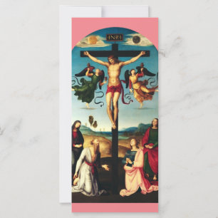 Le Christ crucifié avec la Vierge Marie