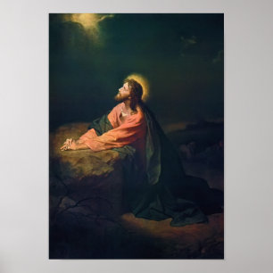 Le Christ dans le jardin, affiche