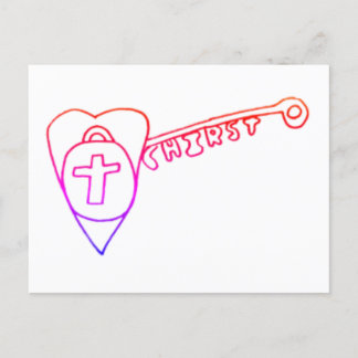 Le Christ est la clé Carte de voeux de vacances