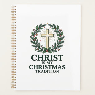 Le Christ est ma tradition de Noël Croix vintage D