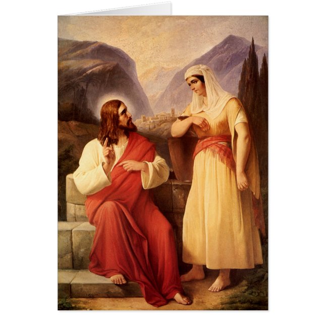 Le Christ et la Samaritaine par Christian Schleisn (Devant)