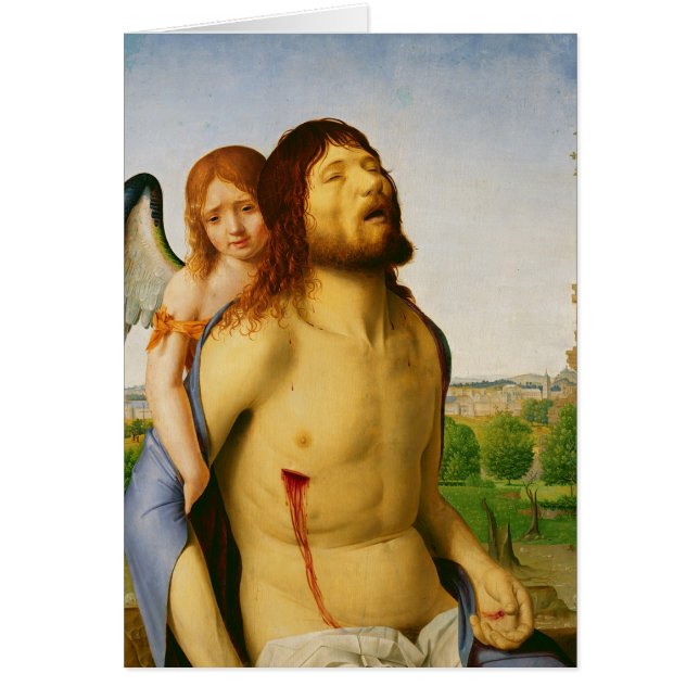 Le Christ mort soutenu par un ange, c.1475/78 (Devant)