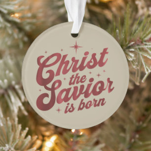 Le Christ Sauveur est né Noël chrétien