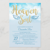 Le ciel a envoyé une invitation au Baby shower