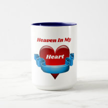 Le Ciel Dans Mon Coeur Deux Tone Café Mug