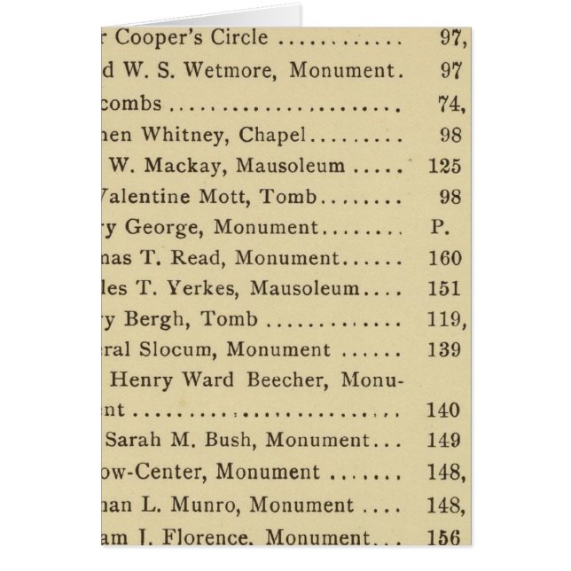 Le cimetière de bois d'Index Green (Devant)