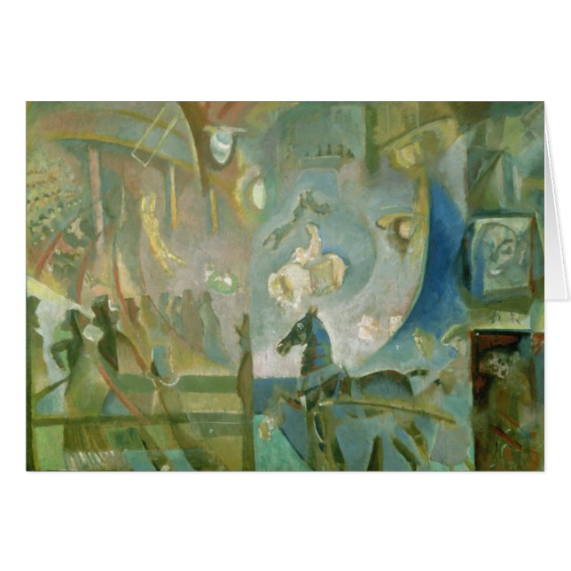 Le cirque, c.1910 (Devant horizontal)