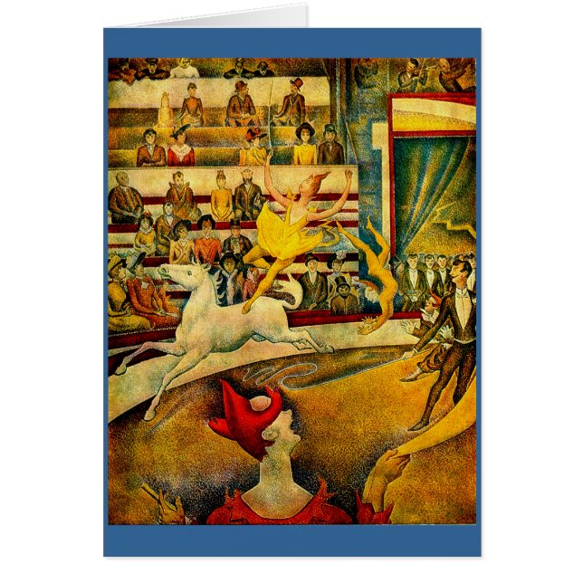 Le cirque de Georges Seurat (1891) (Devant)