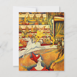Le Cirque par Georges Seurat, Vintage Fine Art