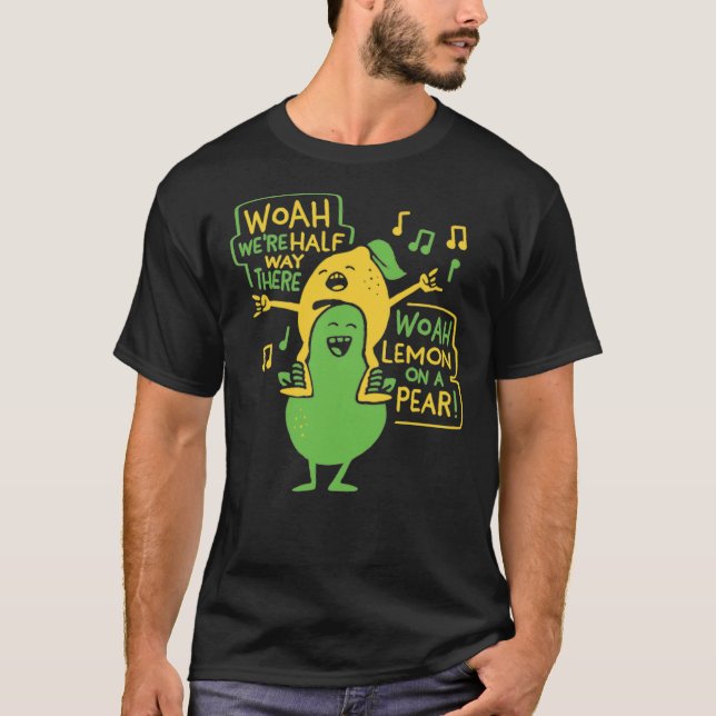 Le citron sur un T-shirt indispensable à la poire (Devant)