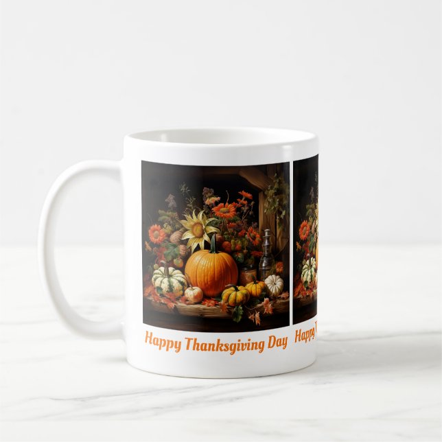 Le Citrouille de Thanksgiving Mug (Gauche)