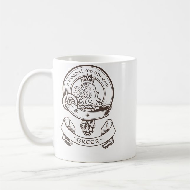 Le clan de Greer Badge la tasse (Gauche)