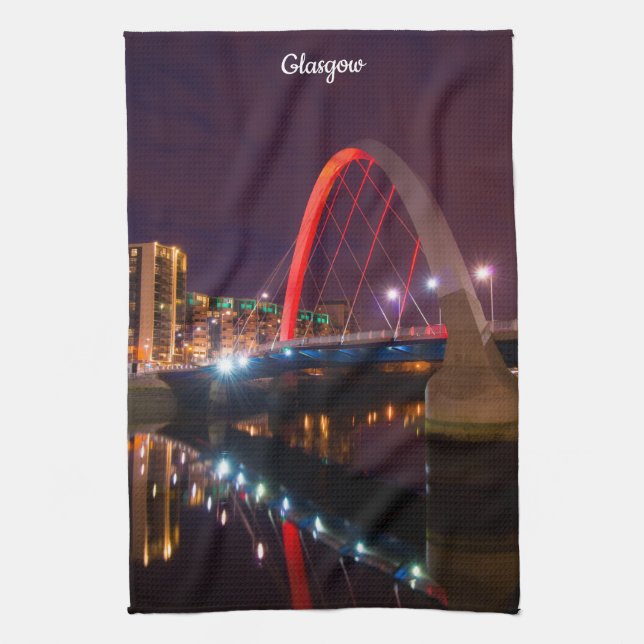 Le Clyde Arc, Glasgow Kitchen serviette à thé (Vertical)
