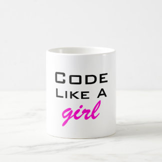 Le code aiment une tasse de fille