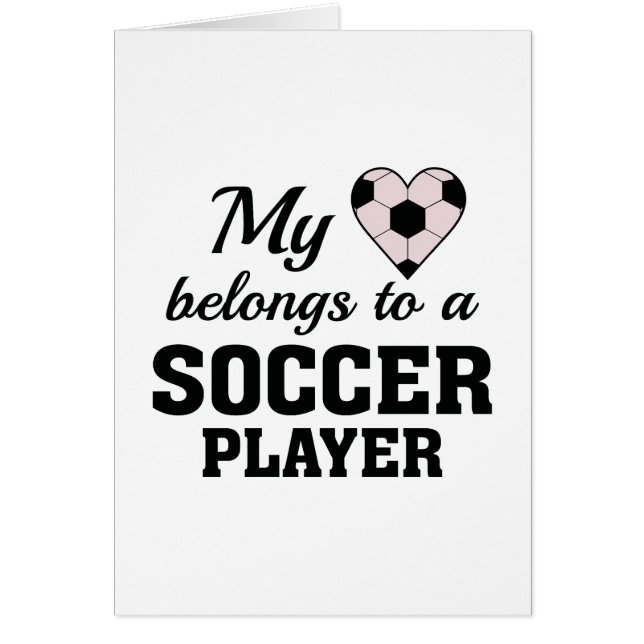 Le coeur appartient le football (Devant)