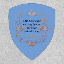 Le coeur de la mère illuminant