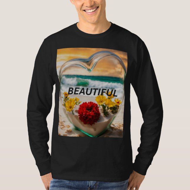 Le coeur de la nature - T-shirt à manches longues  (Devant)