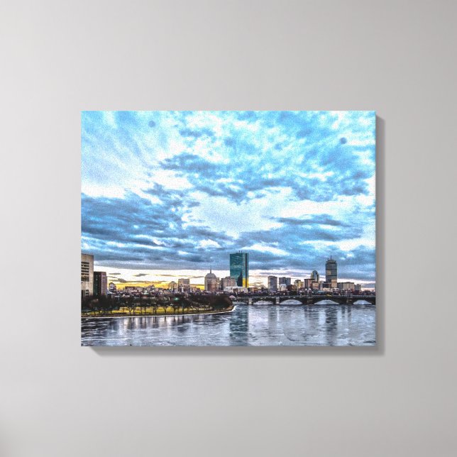 Le coeur de la toile de Boston (Recto)