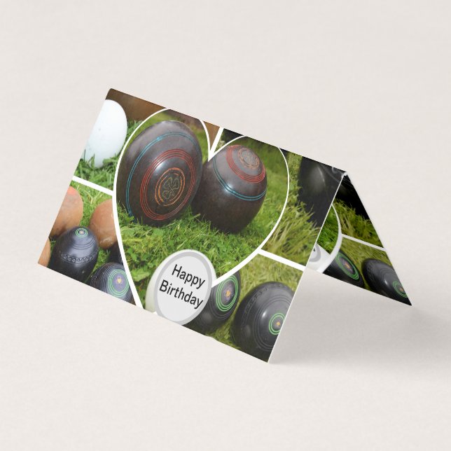 Le Coeur des Bowles de Pelouse : Un Collage Photo  (Front)
